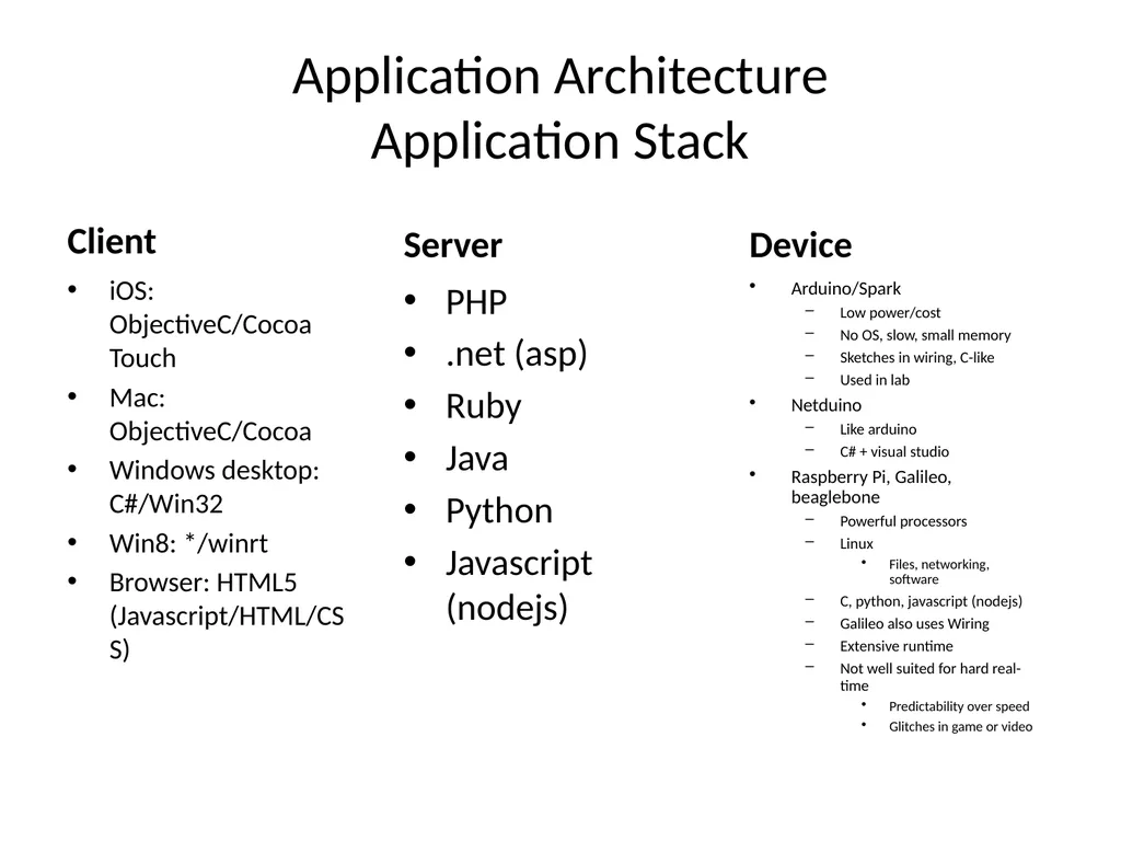 IoT application archicture with node.js Robert - slide 3 of 14