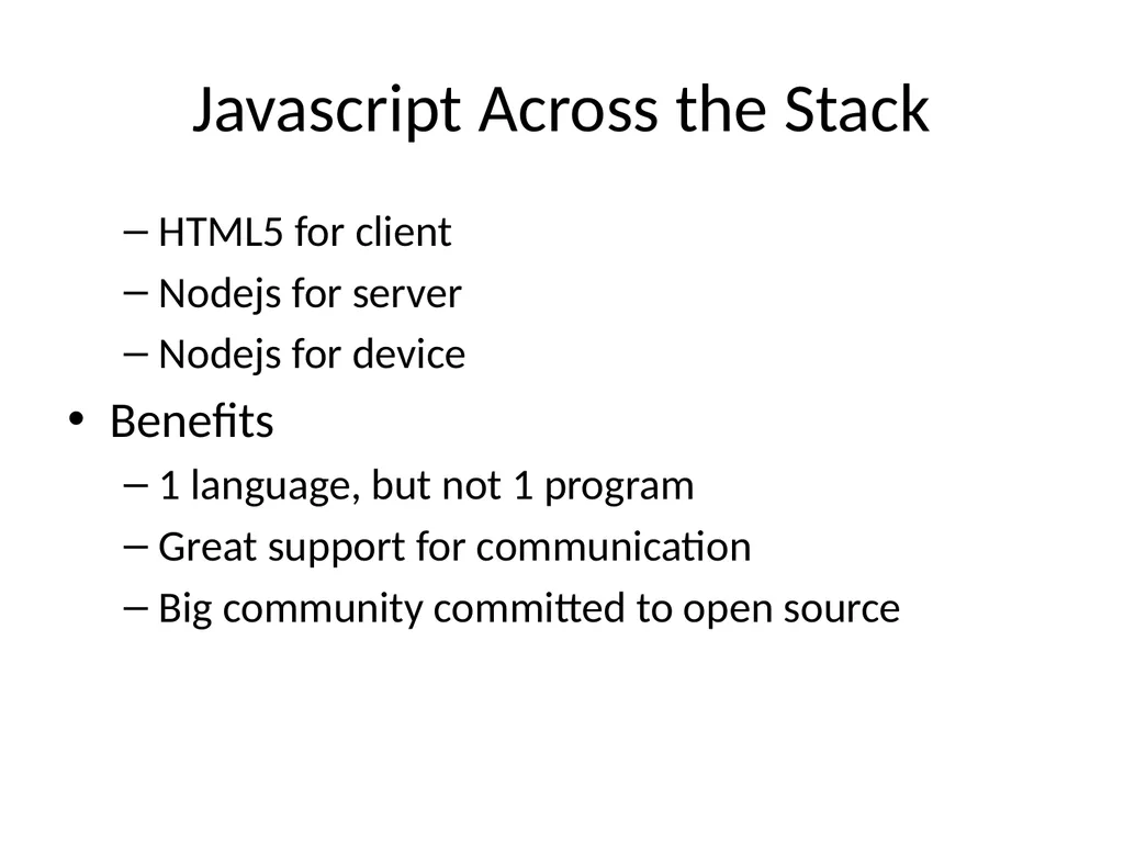 IoT application archicture with node.js Robert - slide 4 of 14