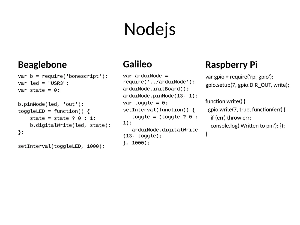 IoT application archicture with node.js Robert - slide 7 of 14