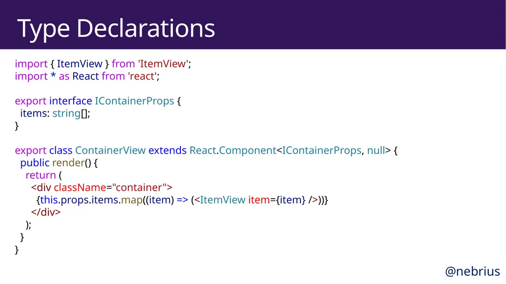 TypeScript in Practice Bryan Hughes, Ph.D. - slide 28 of 34