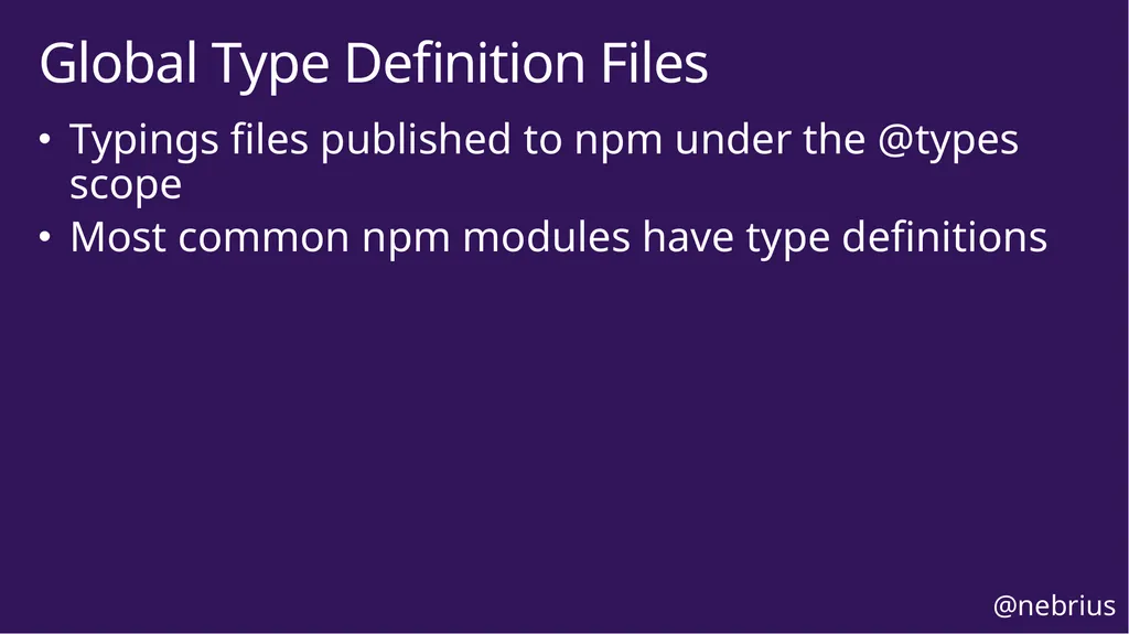 TypeScript in Practice Bryan Hughes, Ph.D. - slide 20 of 34