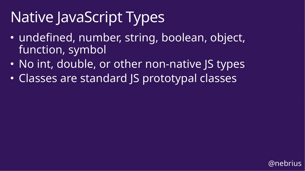 TypeScript in Practice Bryan Hughes, Ph.D. - slide 14 of 34