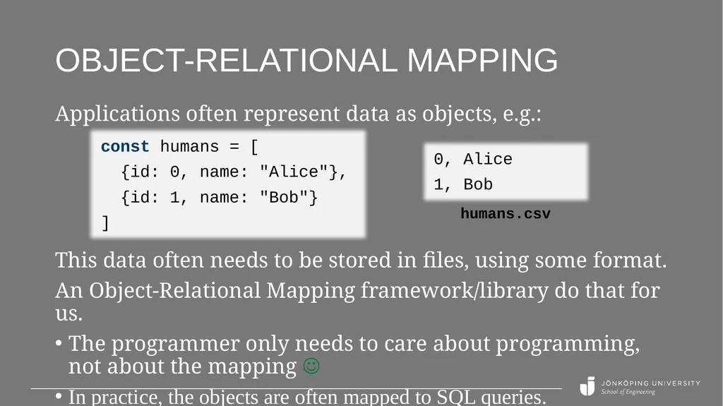 Using sequelize in node.js Peter Larsson-Green - slide 3 of 17