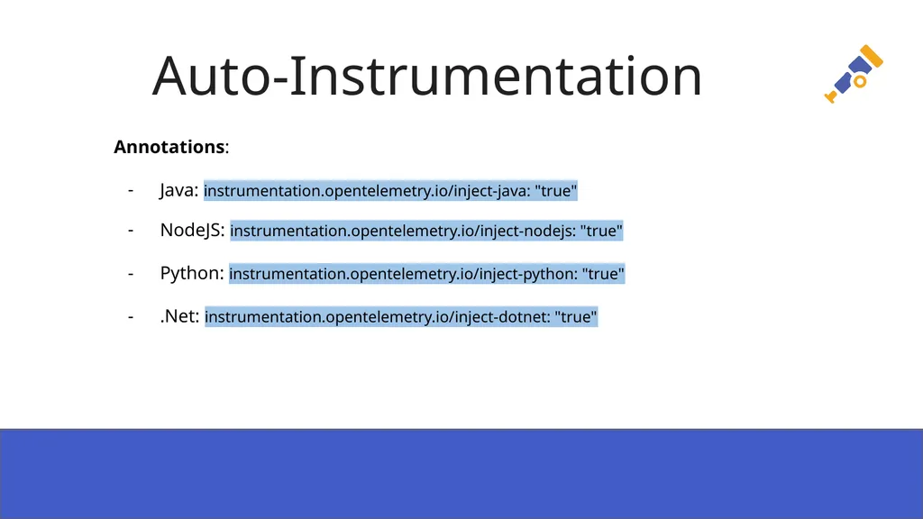 Auto Instrumentation for your NodeJS application - slide 17 of 21