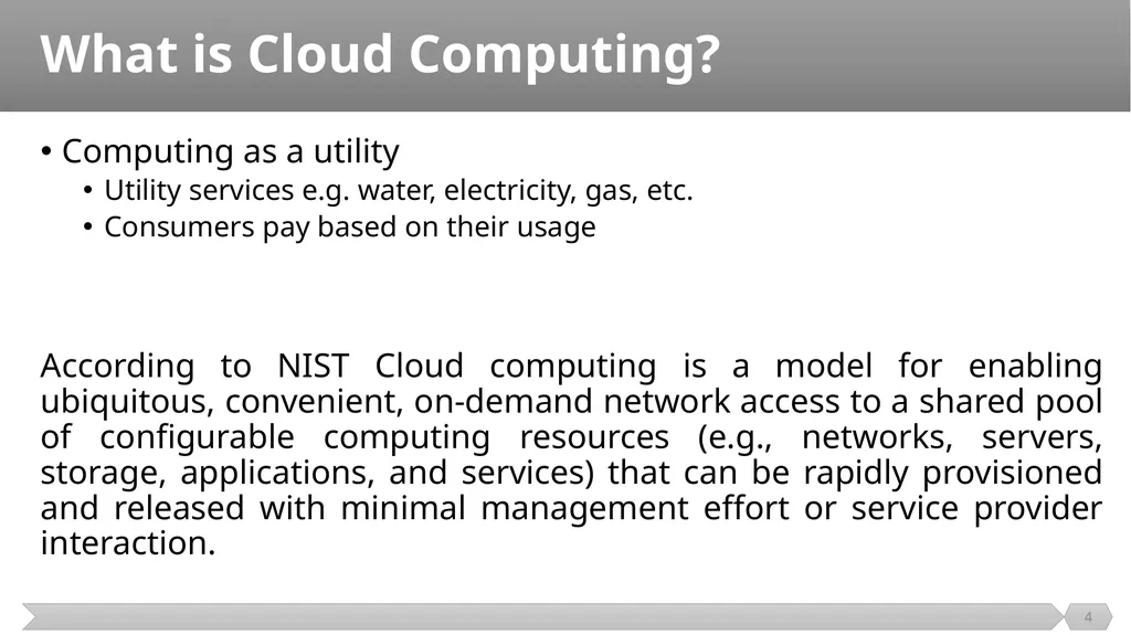 Cloud Computing SE489: DevOps Engineering 1 - slide 4 of 15
