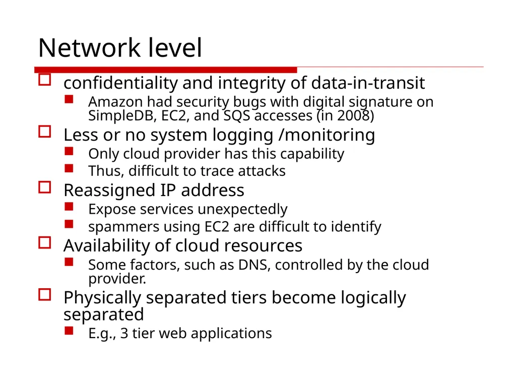 Cloud Computing Cloud Security– infrastructure and - slide 4 of 14