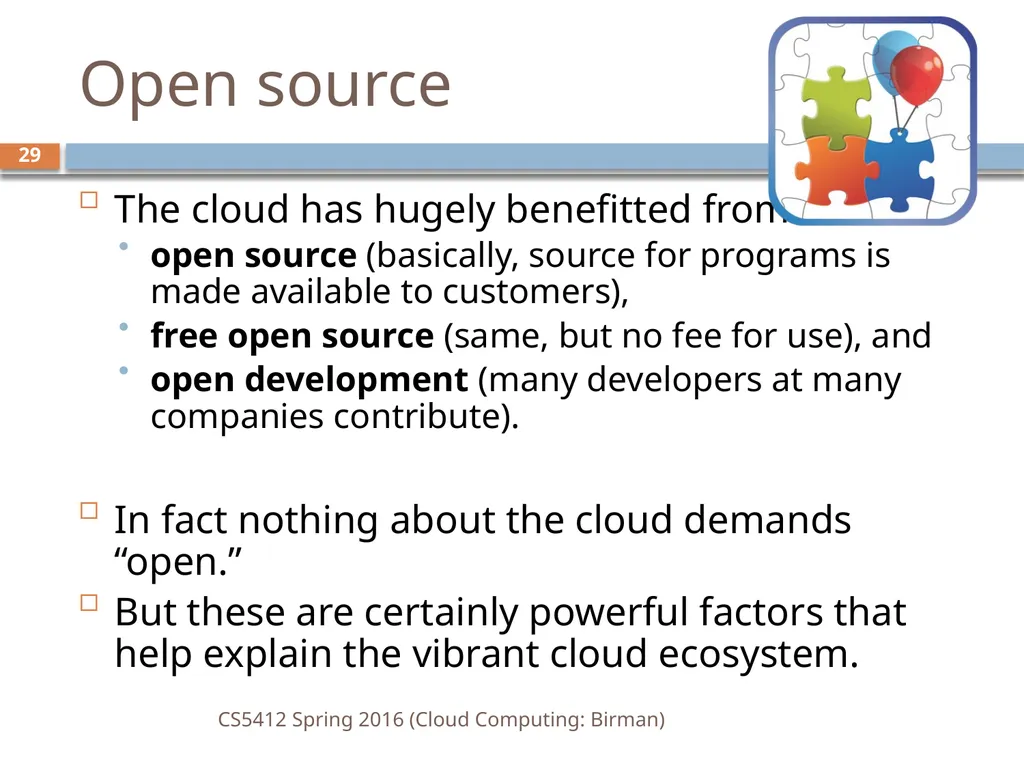 CS5412: Spring 2016 Cloud Computing Ken Birman - slide 29 of 37
