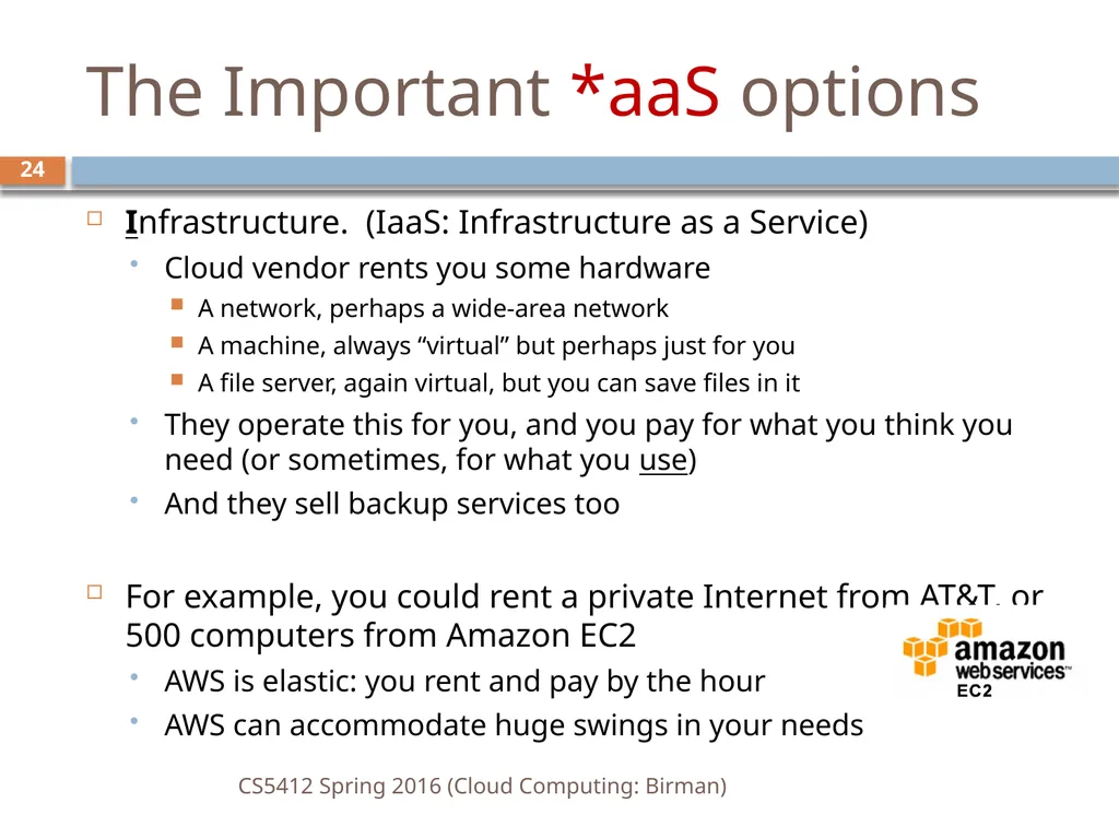 CS5412: Spring 2016 Cloud Computing Ken Birman - slide 24 of 37