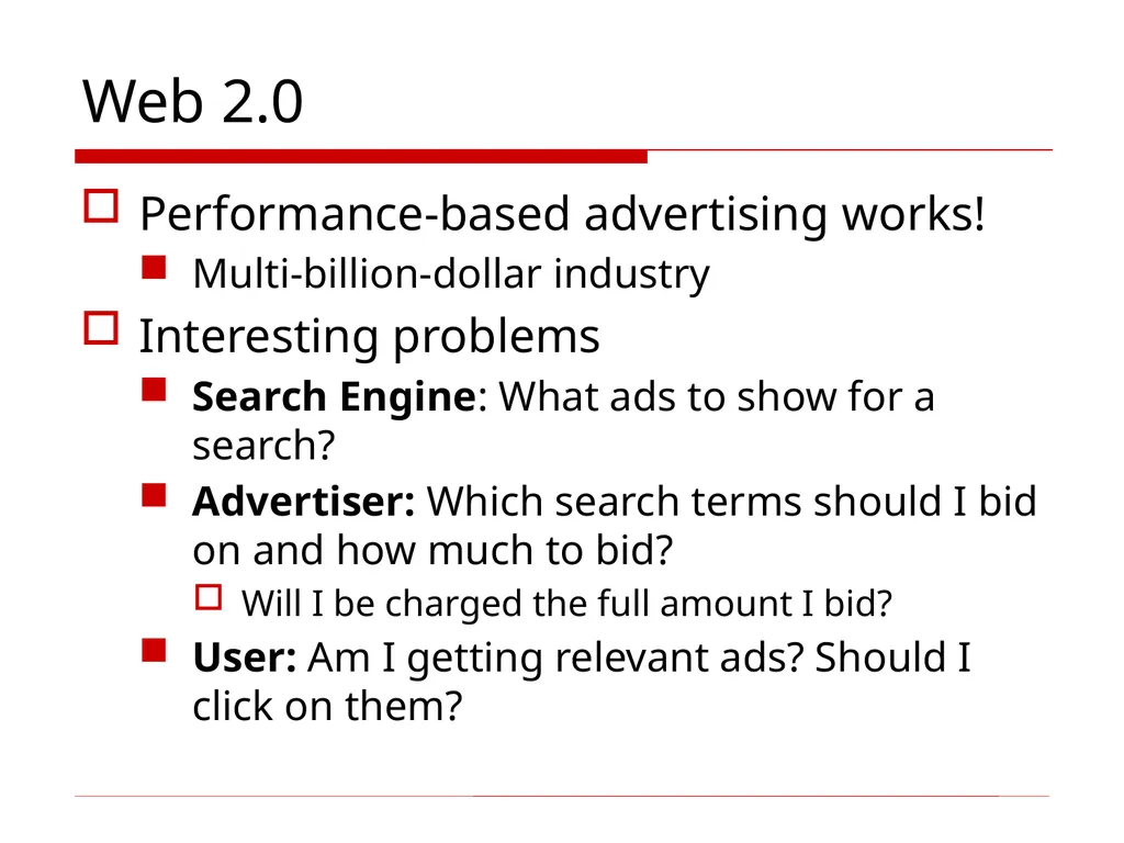 Search Advertising These slides are modified from - slide 5 of 28
