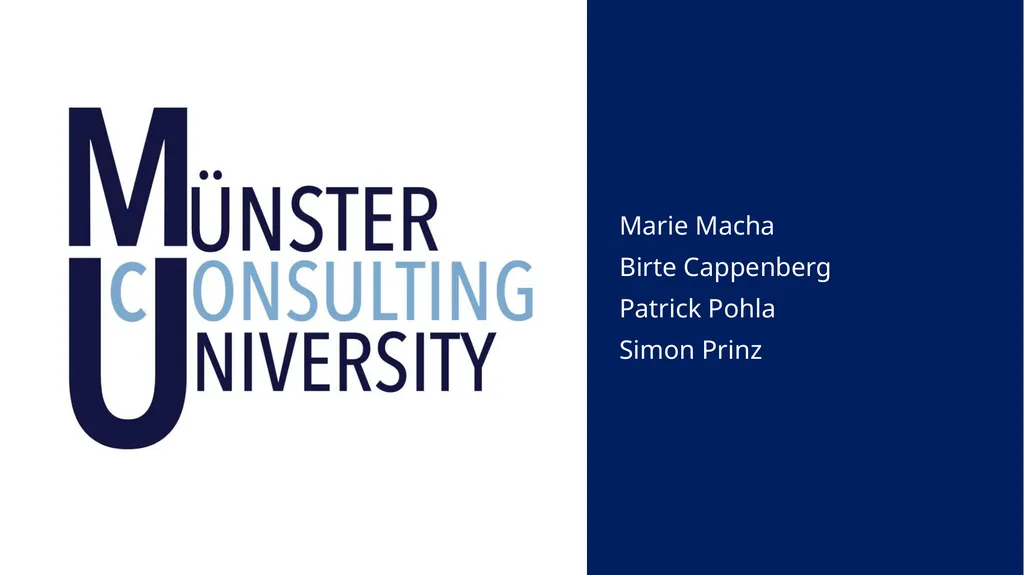 Marie Macha Birte Cappenberg Patrick Pohla Simon - slide 1 of 28