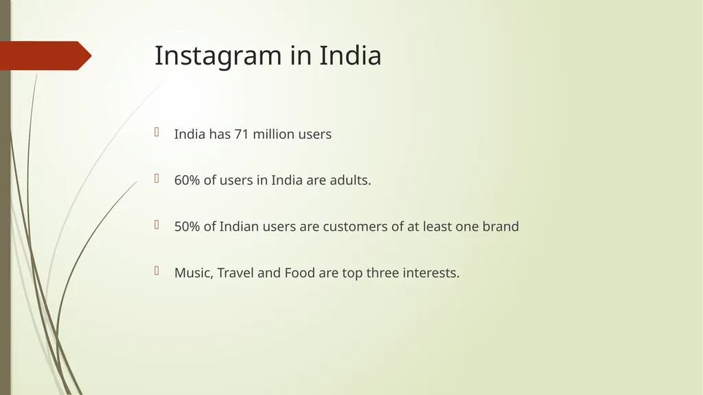 Instagram Marketing A brief introduction Instagram - slide 5 of 15
