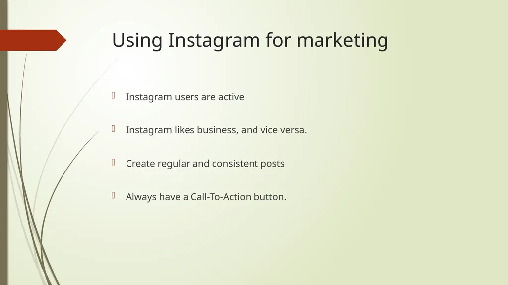 Instagram Marketing A brief introduction Instagram - slide 7 of 15