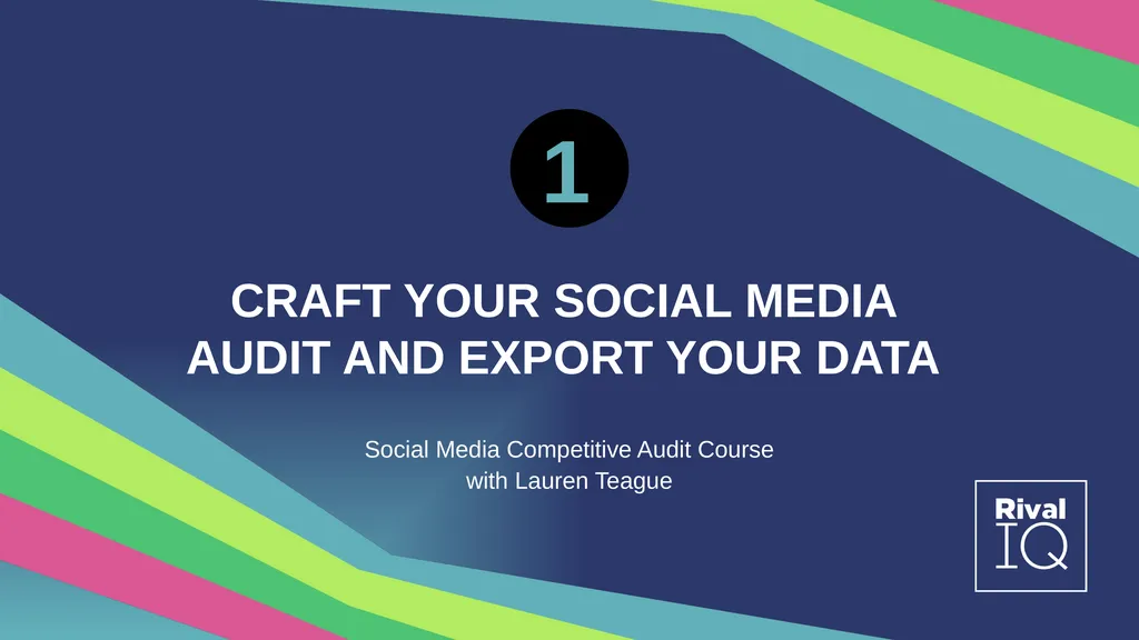 Social Media Competitive Audit Course with Lauren