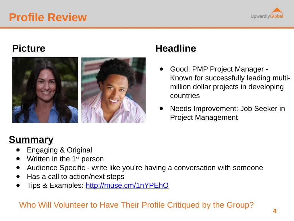 LinkedIn How to market yourself, build - slide 4 of 10