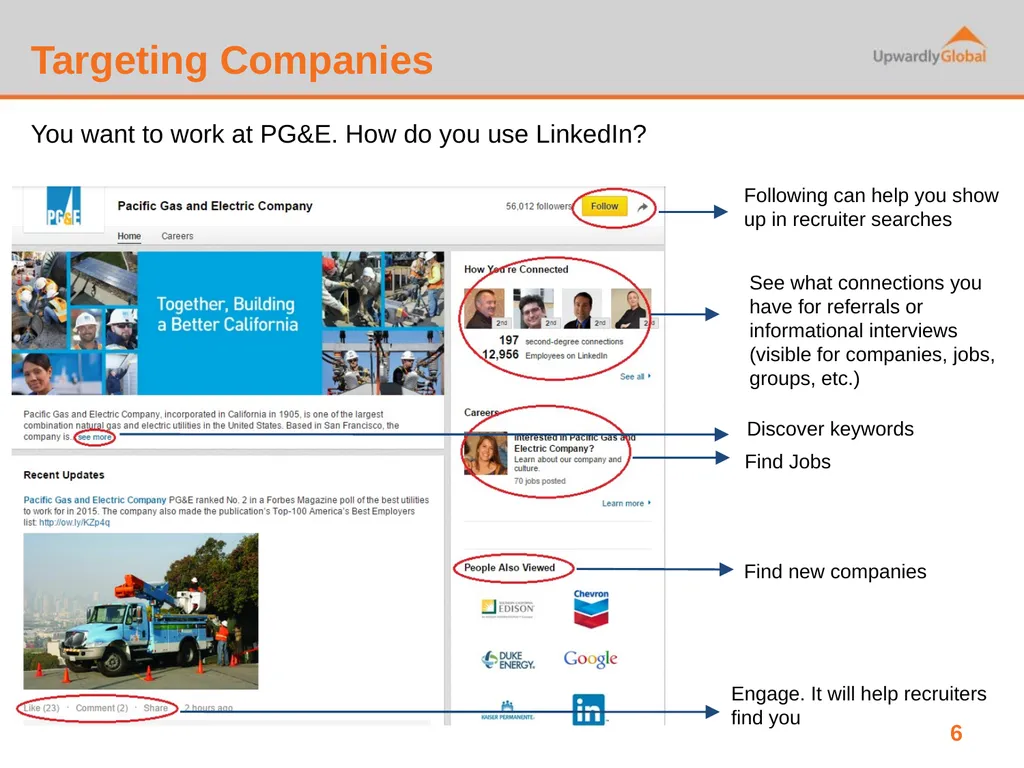 LinkedIn How to market yourself, build - slide 6 of 10