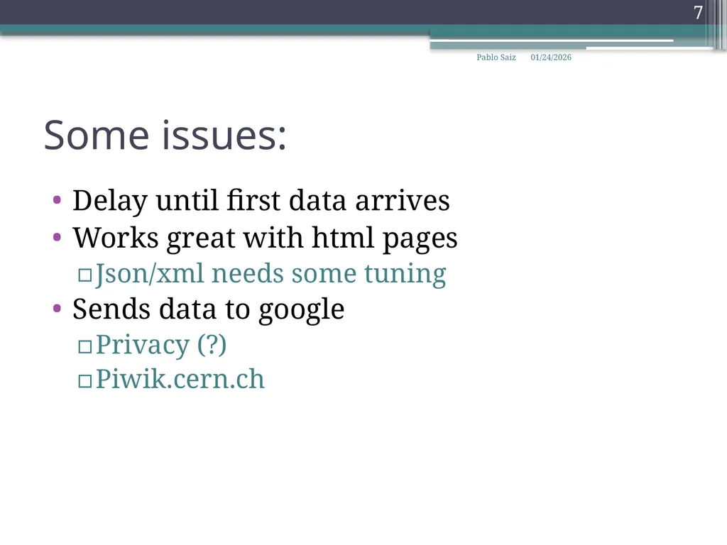 Configure google analytics Pablo Saiz 25 October - slide 7 of 9