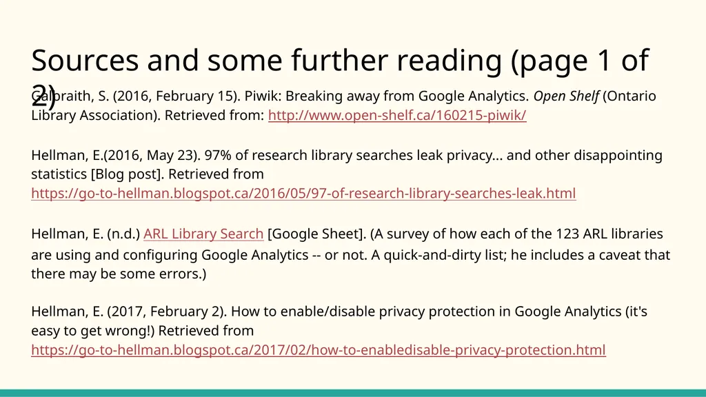 Ethics of using Google Analytics BC UX Interest - slide 28 of 32