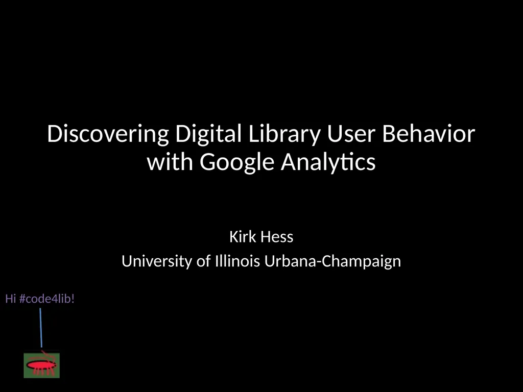 Discovering Digital Library User Behavior with - slide 1 of 16