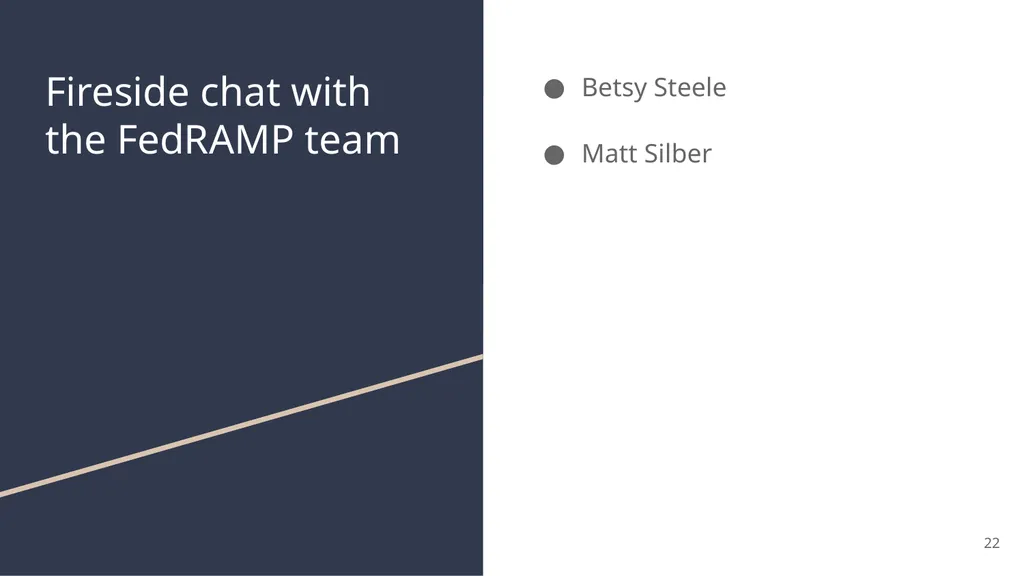FedRAMP & DAP Case Study Part 1: Assessing - slide 22 of 33