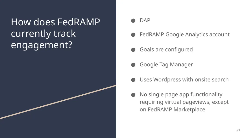 FedRAMP & DAP Case Study Part 1: Assessing - slide 21 of 33