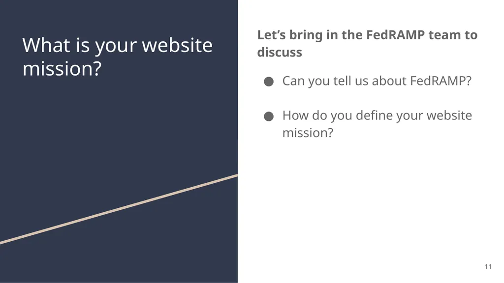 FedRAMP & DAP Case Study Part 1: Assessing - slide 11 of 33