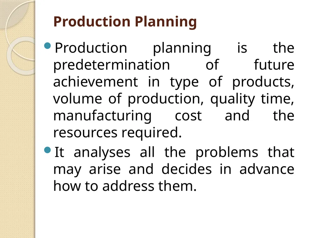 PRODUCTION PLANNING AND CONTROL DAIRY PLANT - slide 4 of 22