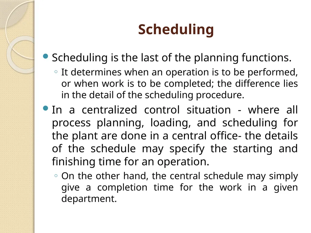 PRODUCTION PLANNING AND CONTROL DAIRY PLANT - slide 18 of 22