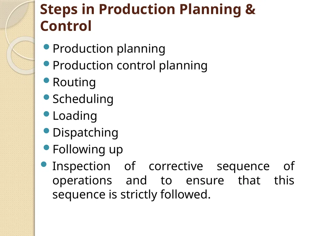 PRODUCTION PLANNING AND CONTROL DAIRY PLANT - slide 14 of 22