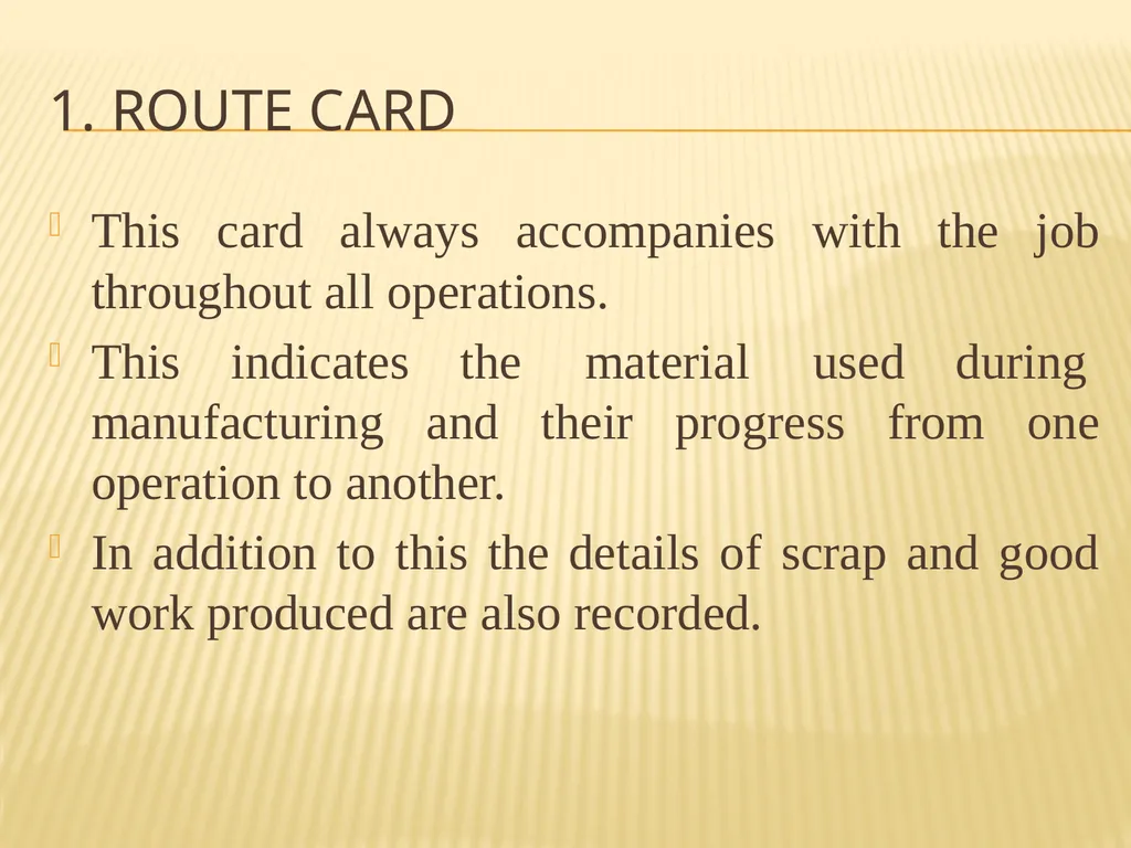 PRODUCTION PLANNING AND CONTROL What is ppc? “The - slide 15 of 26
