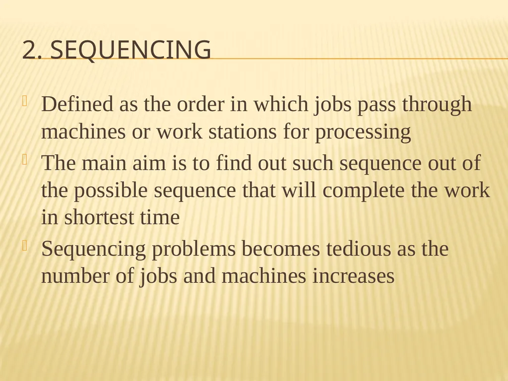 PRODUCTION PLANNING AND CONTROL What is ppc? “The - slide 20 of 26