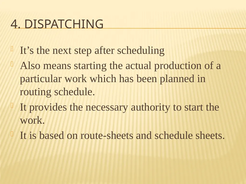 PRODUCTION PLANNING AND CONTROL What is ppc? “The - slide 22 of 26