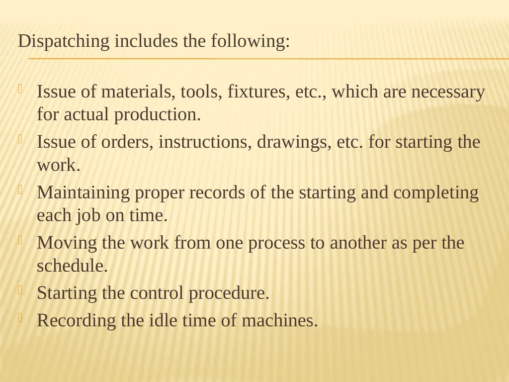 PRODUCTION PLANNING AND CONTROL What is ppc? “The - slide 23 of 26