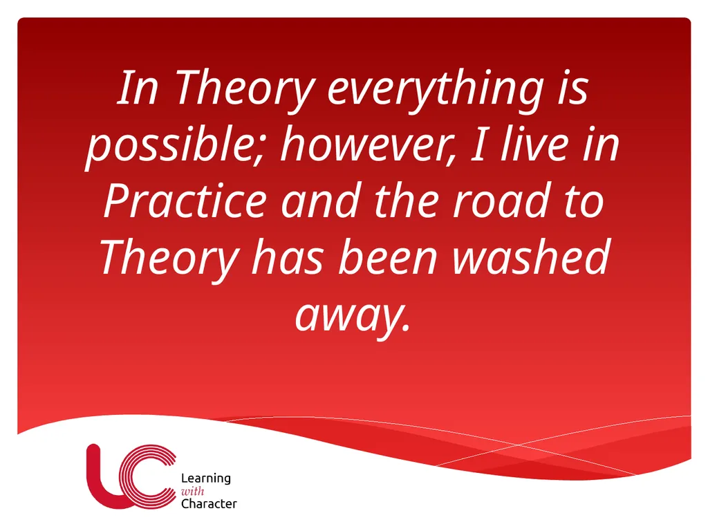 The New Curriculum Transfer From Paper to Practice - slide 6 of 13
