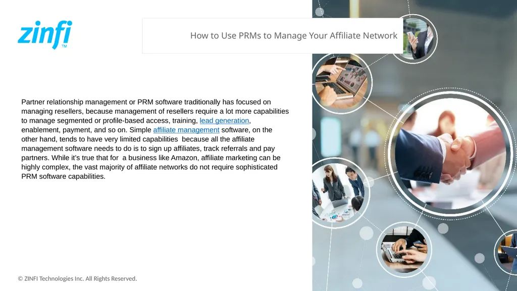 How to Use PRMs to Manage Your Affiliate Network - slide 5 of 9