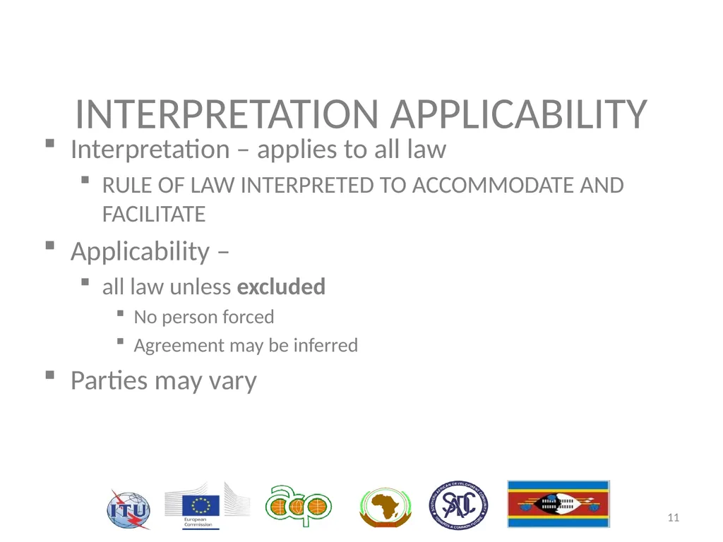 HIPSSA Project Support for Harmonization of the - slide 11 of 33