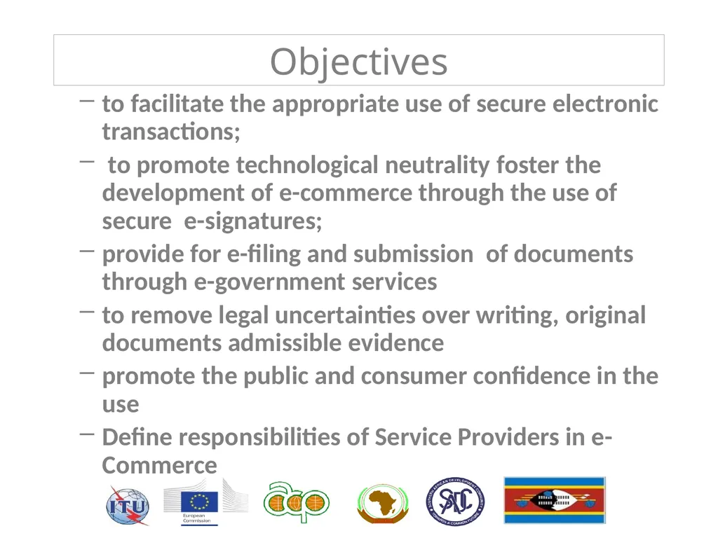 HIPSSA Project Support for Harmonization of the - slide 7 of 33