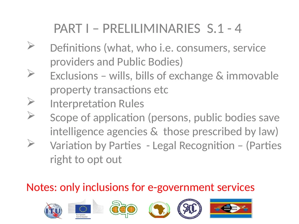 HIPSSA Project Support for Harmonization of the - slide 8 of 33