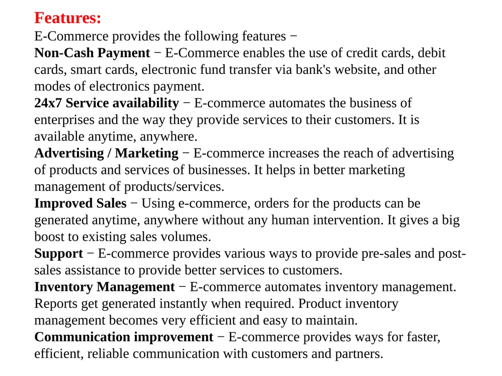 E-COMMERCE BY GAWARE S.R. DEPT.OF COMP.SCI - slide 3 of 7