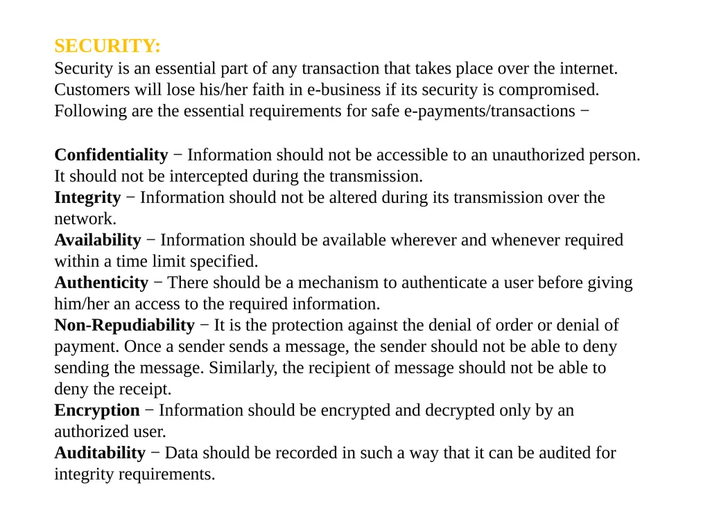 E-COMMERCE BY GAWARE S.R. DEPT.OF COMP.SCI - slide 4 of 7