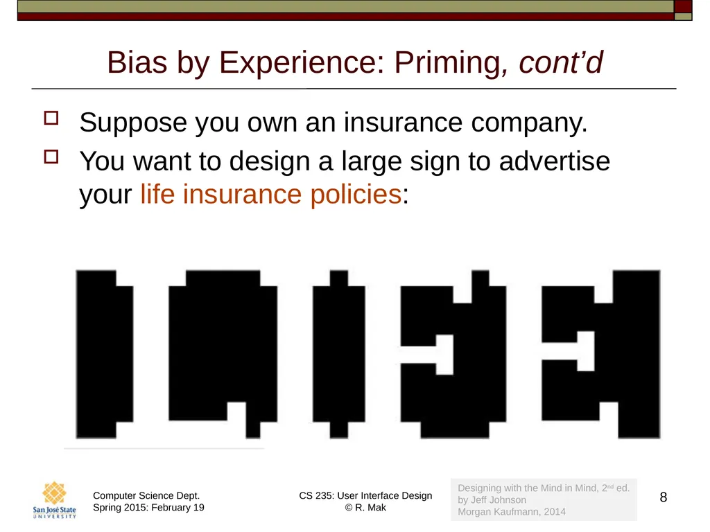 CS 235: User Interface Design February 19 Class - slide 8 of 33