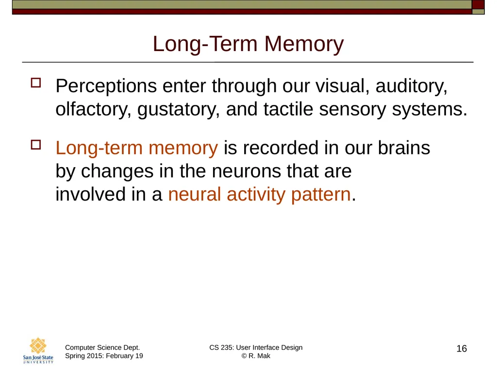 CS 235: User Interface Design February 19 Class - slide 16 of 33