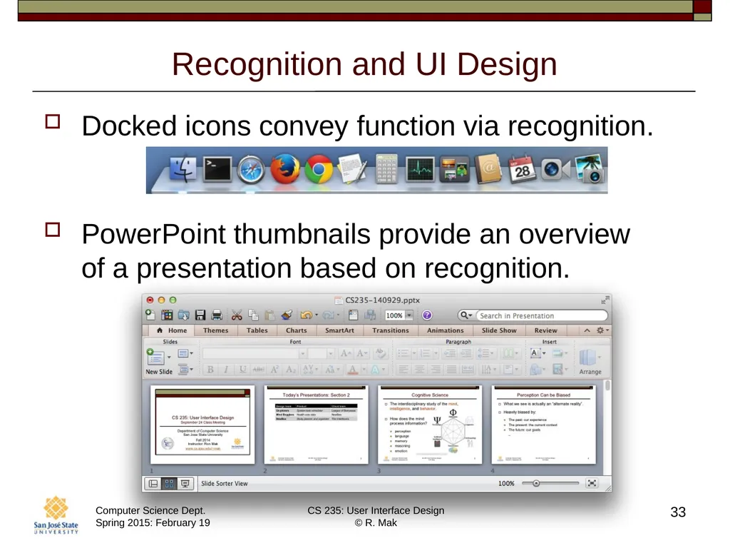 CS 235: User Interface Design February 19 Class - slide 33 of 33