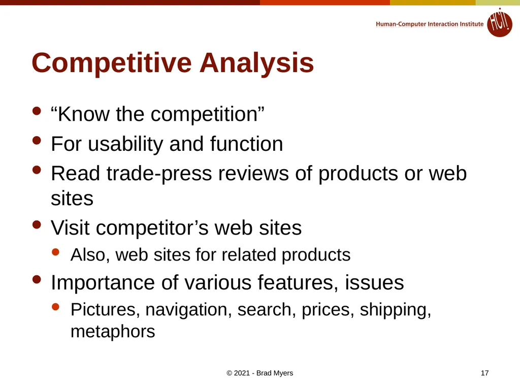 Lecture 22: Software Engineering for UIs: How to - slide 17 of 39