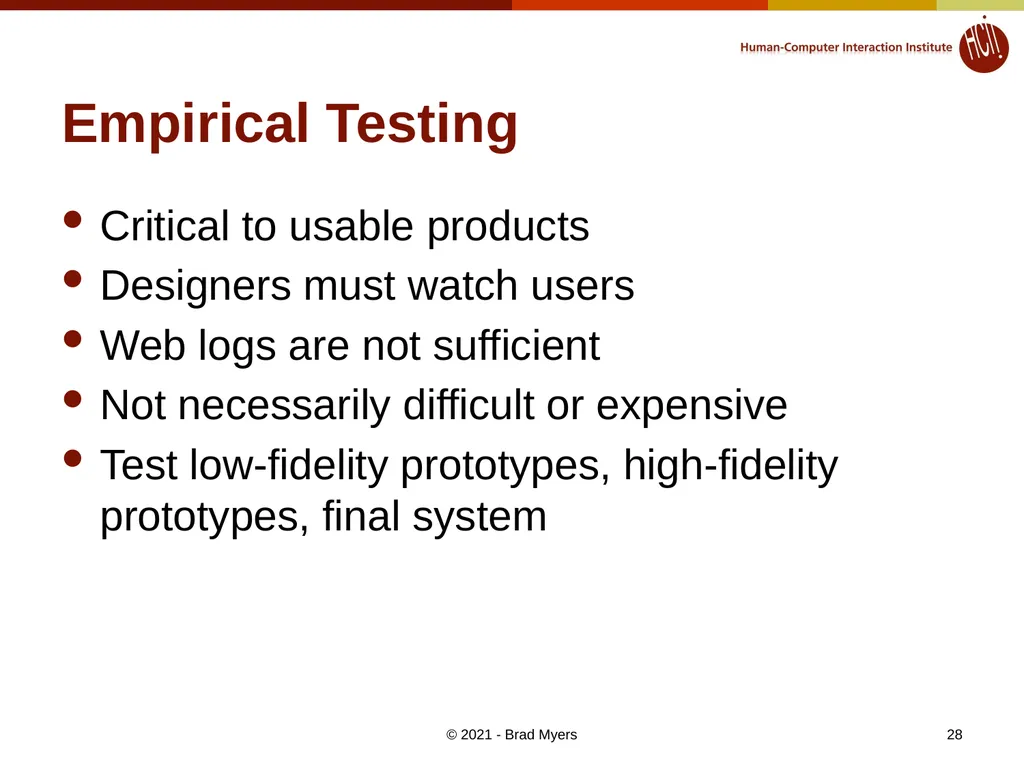 Lecture 22: Software Engineering for UIs: How to - slide 28 of 39