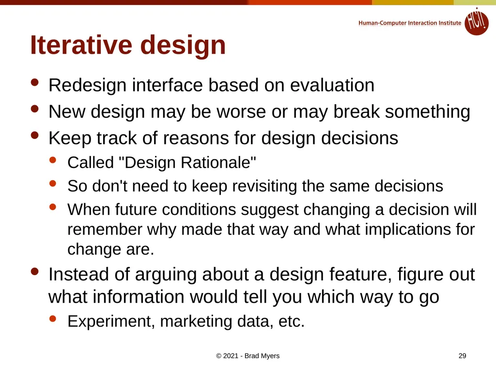 Lecture 22: Software Engineering for UIs: How to - slide 29 of 39