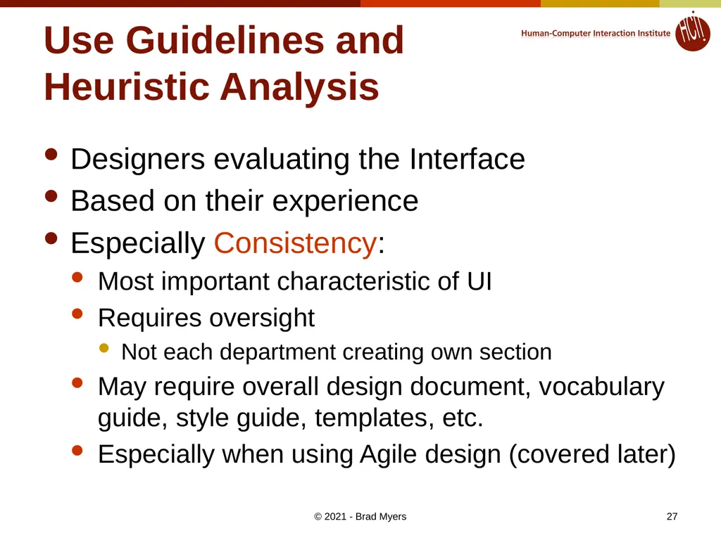 Lecture 22: Software Engineering for UIs: How to - slide 27 of 39