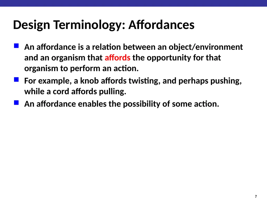 Human Factors / User Interface Design Guidelines - slide 7 of 33