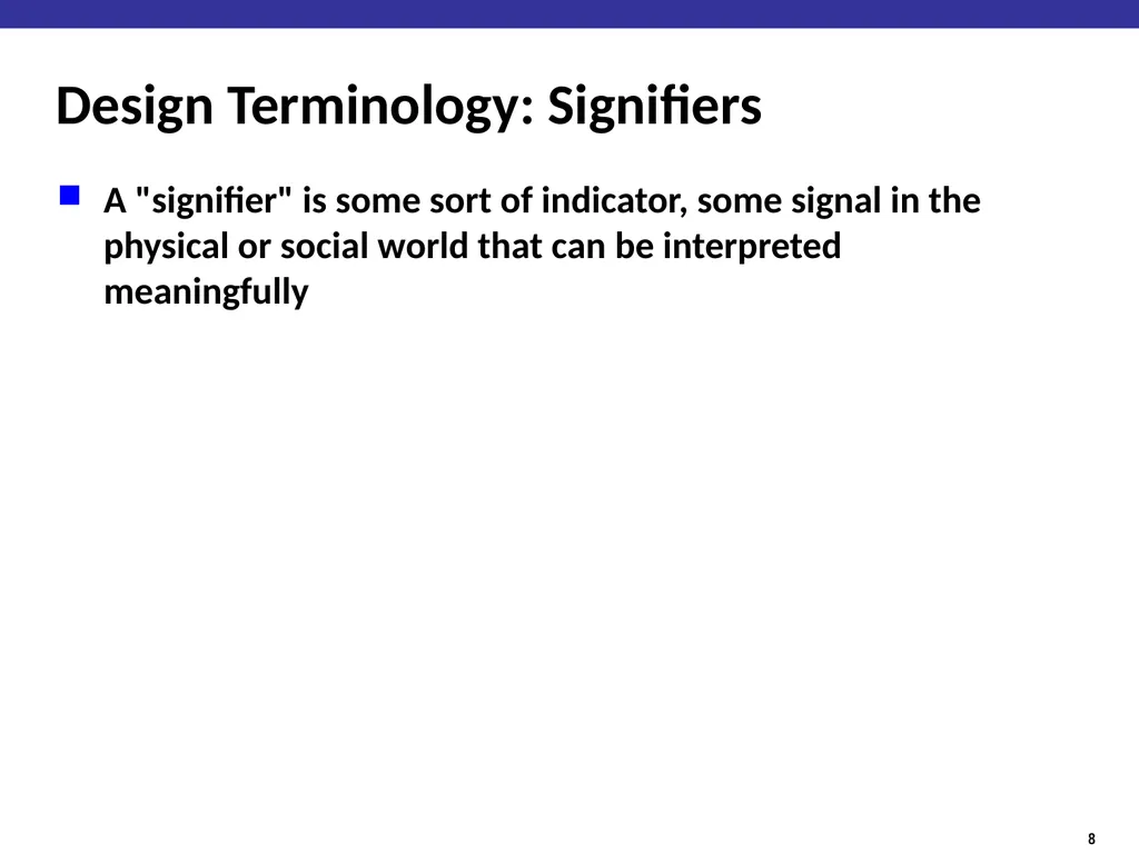 Human Factors / User Interface Design Guidelines - slide 8 of 33