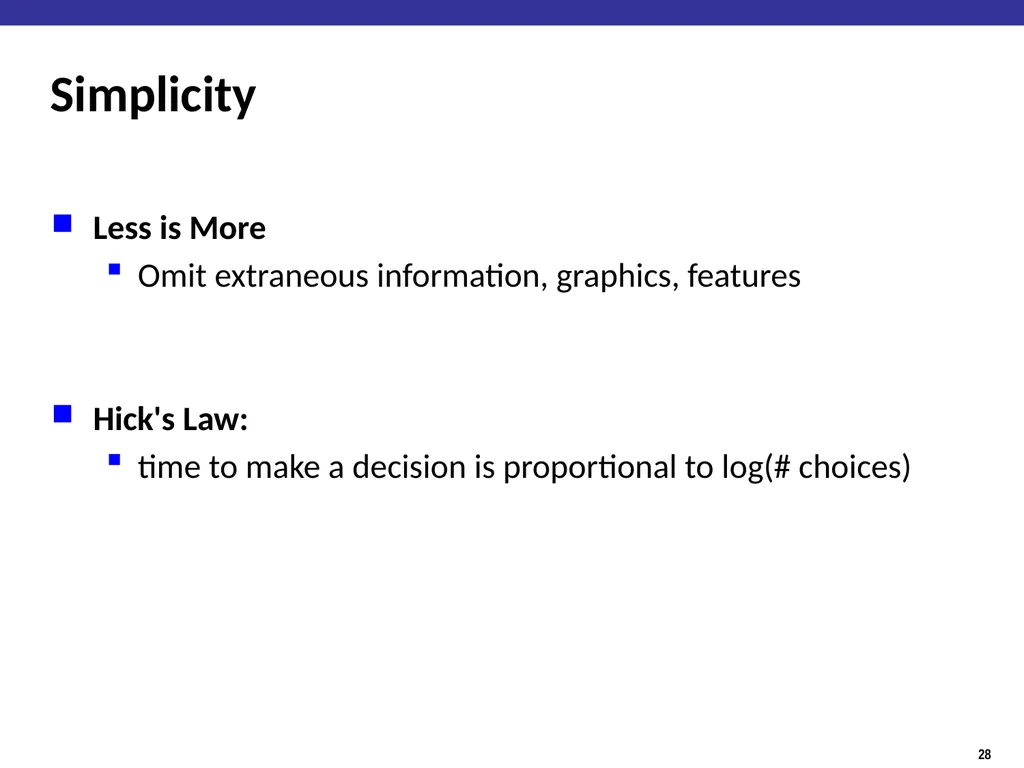 Human Factors / User Interface Design Guidelines - slide 28 of 33