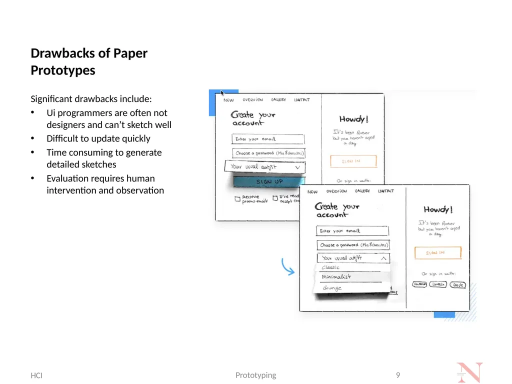 Introduction to Prototyping Methods for UI/UX - slide 9 of 24